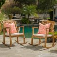 thumbnail image 1 of Sora Chaise à Bascule en Acacia Finition Teck avec Coussin (Ensemble de 2), 1 of 4