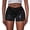 Black, variant on Gubotare Shorts For Women High Waisted Women Casual Leather Shorts High Waist Shorts Pleather Short with Pockets,Gold L