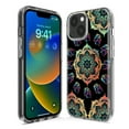 thumbnail image 2 of MUNDAZE Case for Apple iPhone 15 Plus Hybrid Shockproof Slim Hard Soft TPU Shell Heavy Duty Protective Phone Cover - Mandala Geometry Abstract Elephant Pattern, 2 of 5