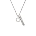 thumbnail image 2 of Delight Jewelry Silvertone Tia Eternity Ring Silvertone Always My Mother Bar Charm Necklace, 23", 2 of 4