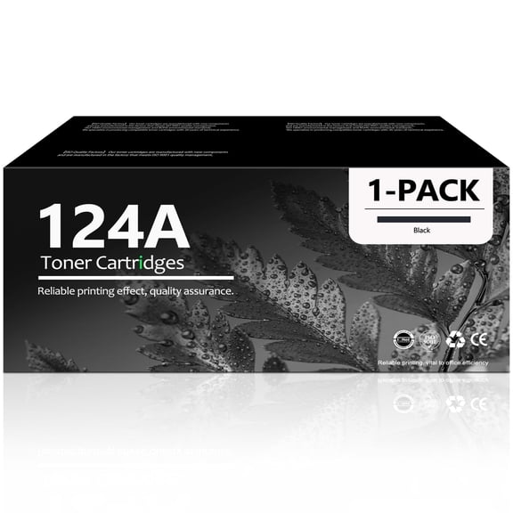 124A Toner Cartridge Compatible for HP 124A Q6000A Toner Cartridge for LaserJet 2600n 1600 Printer