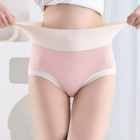 

Lingerie Sets for Women Womens Cotton Underwear High Waist Stretch Briefs Soft Underpants Breathable Ladies Panties