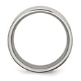 thumbnail image 4 of Auriga Fine Jewelry Titanium 9mm Grooved Band for Men Size 8.5, 4 of 6