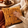 thumbnail image 5 of Kiddiway Halloween Harvest Large Pumpkin Pillow - Warm Fall Halloween Decor, Decorative Cushion for Couch, Halloween Throw Pillows with Rustic Charm,Beige, 5 of 7