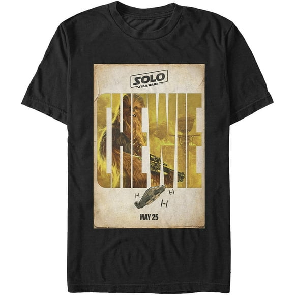 Mens Solo: A Star Wars Story Chewie Movie Poster T-Shirt