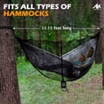 thumbnail image 2 of Hammock Bug Net, 11.15ft Double Zipper Mosquito Net for All Camping Hammocks, Lightweight & Easy Setup Hammock Netting, 2 of 6