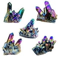 thumbnail image 4 of Cluster Natural Colorful Rainbow  Stone Natural Rock  Cluster Geode Stone Specimen Home Decor, 4 of 8