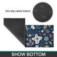 thumbnail image 6 of Pioneer Flower Floral Print Pattern Kitchen Rugs Sets Of 2,Anti Fatigue Kitchen Mat Rugs Non Slip Washable,Decorative Kitchen Floor Mats for Kitchen,Sink,Laundry,17"x30"+17"x47", 6 of 7
