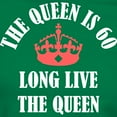 thumbnail image 3 of CafePress - The Queen Is 60 Women's Classic T Shirt - Women's Traditional Fit Dark T-Shirt, 3 of 4