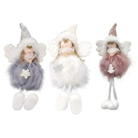 

Buodes Room Decor Aesthetic Christmas Decoration Sitting Posture Hanging Leg Angel Doll Pendant Christmas Tree Little Angel Pendant Gift Pendant