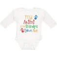 thumbnail image 3 of Inktastic My Mimi and Grandpa Love Me Boys or Girls Long Sleeve Baby Bodysuit, 3 of 5