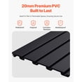 thumbnail image 3 of VEVOR 8 x 4 ft Slat Wall Paneling PVC Black Garage Slatwall with Modular Design, 3 of 9