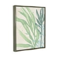thumbnail image 3 of Stupell Industries Flowing Seaweed Underwater Plant Graphic Art Luster Gray Floating Framed Canvas Print Wall Art, Design by June Erica Vess, 3 of 6