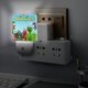 thumbnail image 5 of Pequeños Pisotones Luz nocturna LED con sensor de anochecer a amanecer para dormitorio, baño, pasillo, escaleras - Lámpara LED nocturna de enchufe, 0.5W - 1 pieza, 5 of 6
