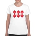 thumbnail image 2 of Officially Licensed Coca-Cola Checkerboard Pattern Design Women's T-shirt, 2 of 3