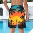 thumbnail image 6 of ITSAME Boys Swim Trunks, Quick-Dry Elastic Waist with Pockets Summer Beach Holiday Casual Swimming Shorts Multicolor 14-15T, 6 of 8