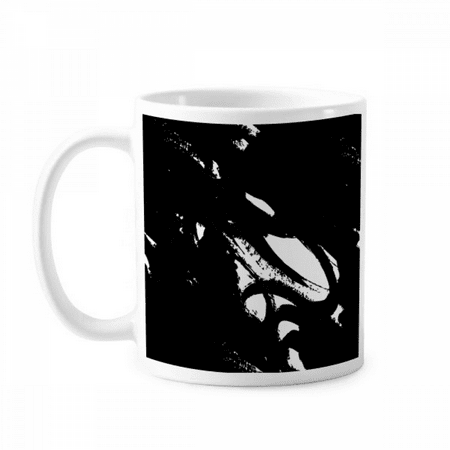 

Brushwork Irregular Texture Mug Pottery Cerac Coffee Porcelain Cup Tableware