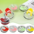 thumbnail image 3 of ACDANC 2026 New Replacement Lids for 40 Oz Tumblers,3.93" Dustproof Spill Proof Splash Resistant Tumbler Lids,Dual Drinking Options: Sip Directly Or Use A Straw Through the Flip-Open Lid, 3 of 7