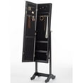Mainstays Mirrored Cheval Jewelry Armoire Espresso