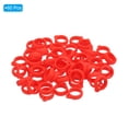 thumbnail image 3 of Unique Bargains Anti-Lost Silicone Rubber Holder, 60 Pcs Multipurpose Lanyard, Red, 3 of 7