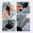 thumbnail image 5 of Small Scoops for Canisters,Plastic Scoopers with Short Handle,flour scoops,candy scoops,laundry scoop,tablespoon scoop,Black Coffee Measuring Scoop for Tea,Sugar,Cereal,Milk,Spices(5Pcs,3.8"x0.86"), 5 of 9