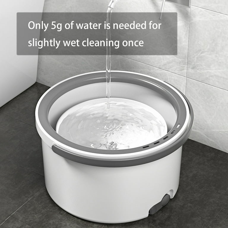 JeashCHAT Spin Mop And Bucket With Wringer Set, Support Self Separation  Sewage And Clean Water, Telescopic Stainless-Steel Mop Cleaning Bucket Mop  For