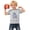 Light Gray#9527, variant on Baby Boys Short Sleeve T-Shirts Crew Neck Big Bro Letter Graphic Tee Tops for Boy Soft Dailywear