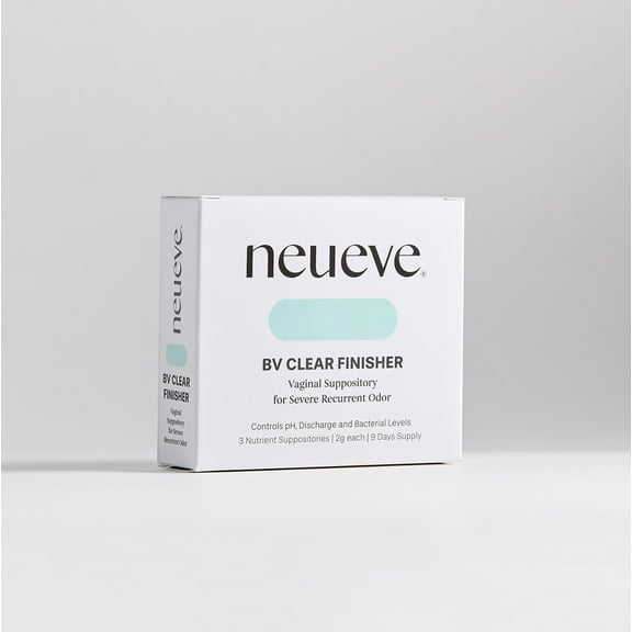 NeuEve BV Advanced Relief Suppositories for Stubborn Bacterial Vaginosis in Women Under 45, 3 Count