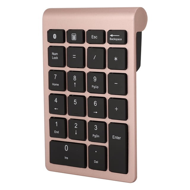 Teclado numérico inalámbrico BT304 de 22 teclas compatible con Bluetooth 5.0