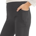 thumbnail image 5 of Girls Outerwear Leggings Yoga Pants High Waisted Wide Leg Fitness And Dance Pants 11-12 Years,Grey Caqnni, 5 of 5