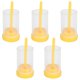 thumbnail image 1 of 5Pcs Queen Bee Marking Bottle Catcher Cage Tube Lightweight Plastic Beekeeping Accessory, 1 of 4