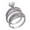 Silver, variant on TechWave Fashion Couple Ring Marriage Proposal Zircon Ring Rings And Bracelets Set for Teens Crow Ring Adjustable Cat Ring Rings for Women Rose Rings Size 14 Size 5 Rings for Women Set Mens Ring