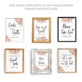 thumbnail image 3 of Koyal Wholesale Coral Florals Wedding Signs Bundle Set for Ceremony, Reception Decor Signage, 8.5 x 11", 30-Pack, 3 of 5