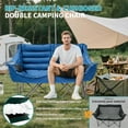 thumbnail image 7 of Bronkige  Double Camping Chair for 2 Person - Oversized Padded Folding Loveseat - Portable Camping Couch Heavy Duty Lawn Chairs for Outdoor Beach - Support 500LBS, 7 of 7