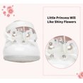 thumbnail image 4 of Apakowa Girls Kids Princess Shoes Flat Shoes Mary Jane Shoes (Color : White, Size : 3 Infant), 4 of 7