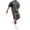 Dark Gray, variant on Mens Short Sets 2 Piece Outfits - Casual Summer Short Sleeve Sweatsuits Sets for Men with Cargo Pocket