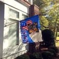 thumbnail image 2 of Tricolor Sheltie USA American Flag Canvas House Size, 2 of 5