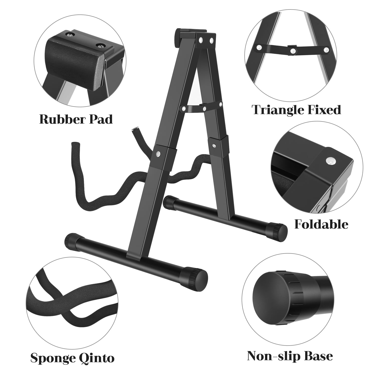 MARTISAN Guitar Stand Folding Universal A frame Stand for All
