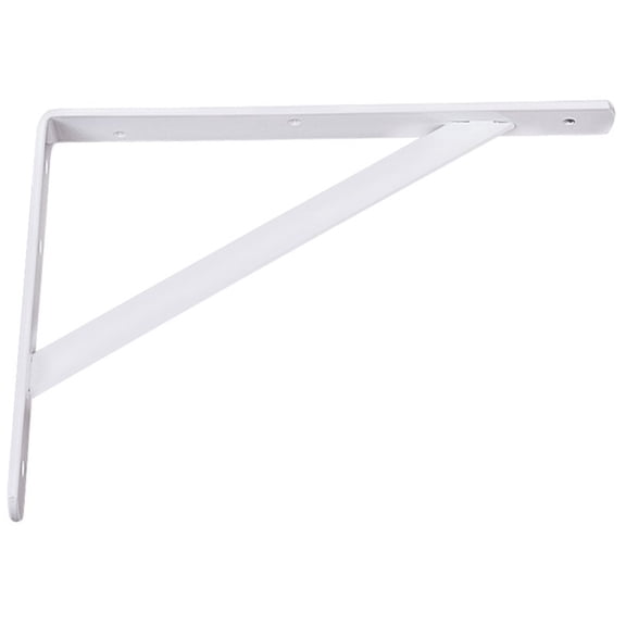 Knape & Vogt 208WH500 20" White Heavy Duty Shelf Brackets