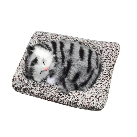 TIELUTT Funny Sleeping Toys Cat in the Mattress Toy Mini Cat in Shoe with Meows Sounds Sleeping Cute Kitty Toys for Kids Boys Girls