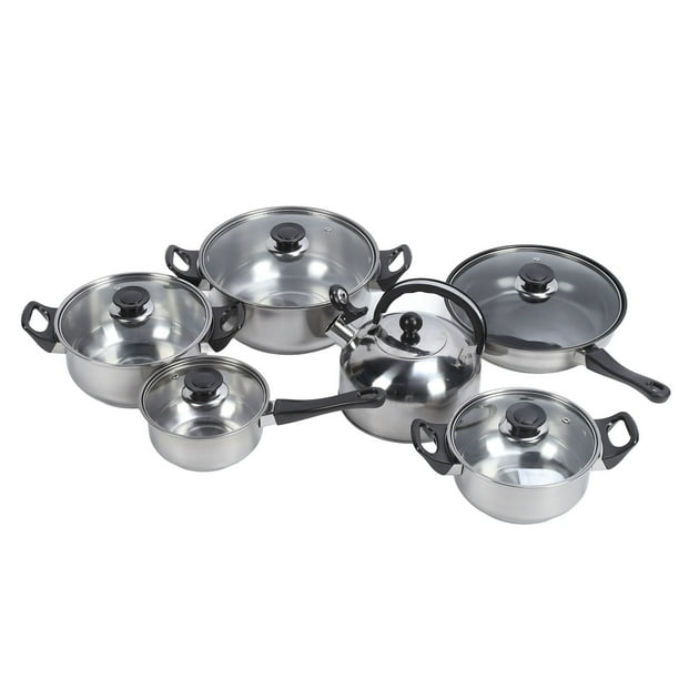 Juego de utensilios de cocina ollas de utensilios de cocina fáciles de limpiar juego de sartenes para salsa para el hogar ANGGREK Otros
