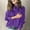 Purple, variant on Yuanlong Womens Sweaters Autumn Winter Basic Plain Button With Long Sleeve Knitted Sweater Streetwear Comfort Ladies Tops