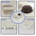 thumbnail image 6 of SALE CLEARANCE CHH-7701 Portable Removable Outdoor Wash Basin White, 6 of 6