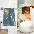 thumbnail image 7 of Yayeee 100% Cotton Hand Towels for Bathroom 16" x 28" Soft Absorbent Kitchen Towel, Blue Oranges, 7 of 7
