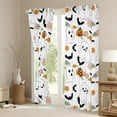 thumbnail image 3 of Feelyou Teens White Ghost Blackout Curtains Set of 2 (52x84 Each), Cartoon Halloween Bat Window Curtains, Farmhouse Floral Flower Curtains and Drapes, Blackout Curtains Room Decor, 3 of 6