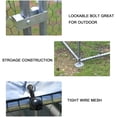thumbnail image 5 of Caulitar 20 x 13ft Large Metal Chicken Coop, Walk in Poultry Cage Chicken Run for Outdoor Backyard Farm, 5 of 9