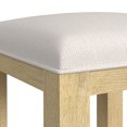 thumbnail image 4 of Picket House Furnishings Woodridge Dressing Stool with White Fabric in Natural, 4 of 8