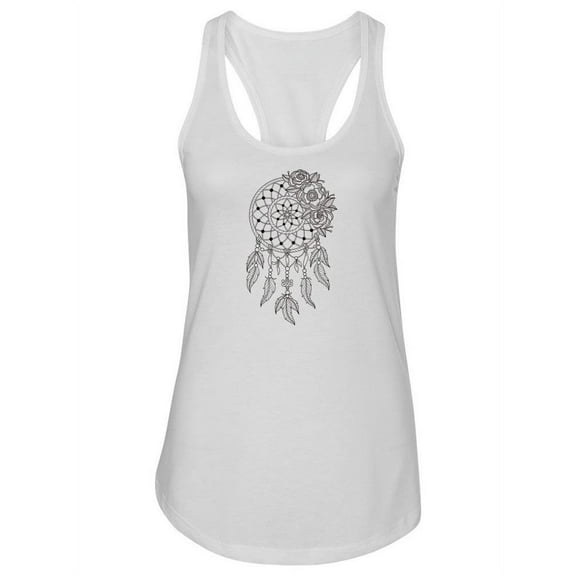 Dream Catcher In Zentangle Tank Women -Image by Shutterstock, Female Large