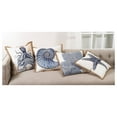 thumbnail image 3 of 5433.NB20S Nautical Star Fish Print Down Filled Throw Pillow, Navy Blue, 20", 3 of 4