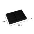thumbnail image 3 of Organizador de gafas de sol Frebeauty con 8 ranuras, color negro aterciopelado, 3 of 6